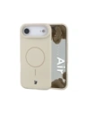 Silikonowe etui z pierścieniem magnetycznym Bizon Soft Case Magnetic do Apple iPhone Air écru
