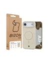 Silikonowe etui z pierścieniem magnetycznym Bizon Soft Case Magnetic do Apple iPhone Air écru