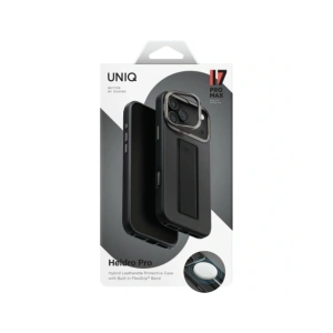 Etui UNIQ Heldro Pro do Apple iPhone 17 Pro Max Magclick Charging czarny