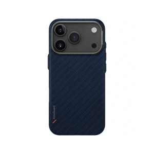 Etui UNIQ Keva EDGE do Apple iPhone 17 Pro Magclick Charging niebieski