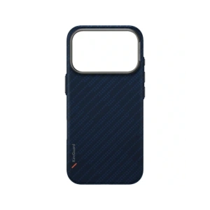 Etui UNIQ Keva EDGE do Apple iPhone 17 Pro Magclick Charging niebieski