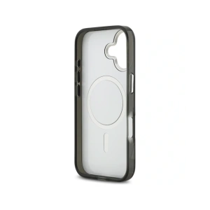 Etui Karl Lagerfeld IML Aquarelle Karl & Choupette & Logo MagSafe do Apple iPhone 17 czarny