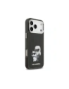 Etui Karl Lagerfeld IML Aquarelle Karl & Choupette & Logo MagSafe do Apple iPhone 17 Pro czarny