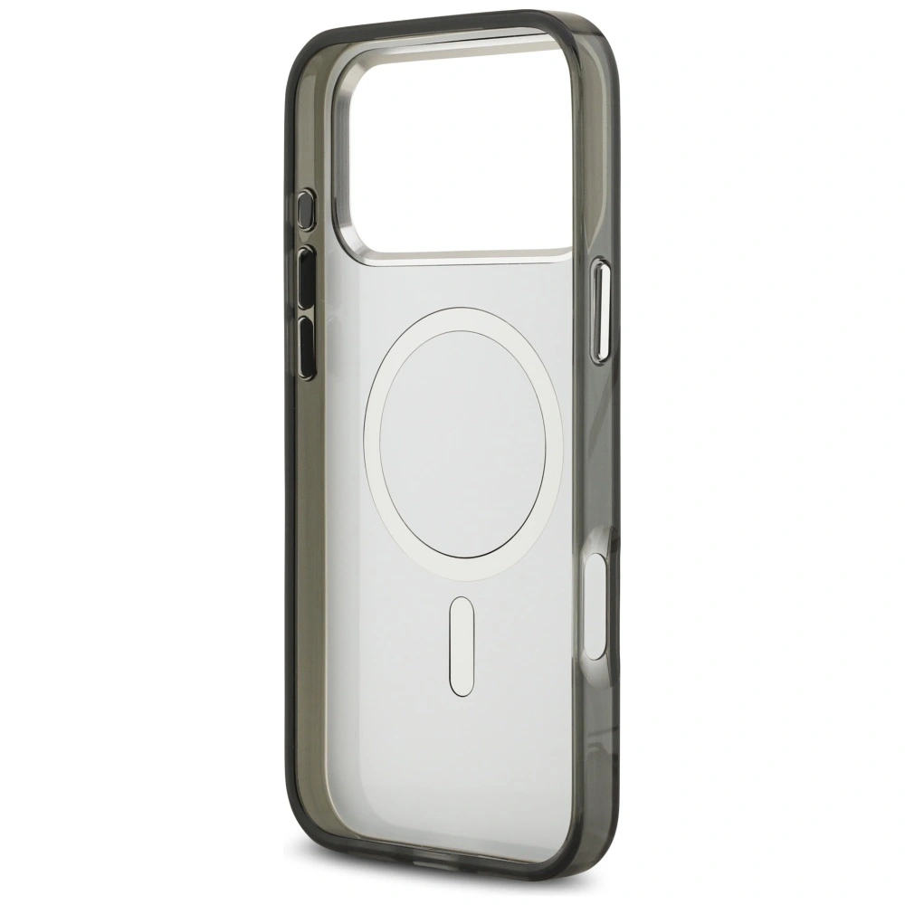 Etui Karl Lagerfeld IML Aquarelle Karl & Choupette & Logo MagSafe do Apple iPhone 17 Pro czarny