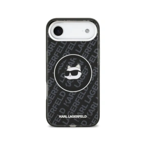 Etui Karl Lagerfeld IML Choupette Head Logo MagSafe do Apple iPhone Air czarny