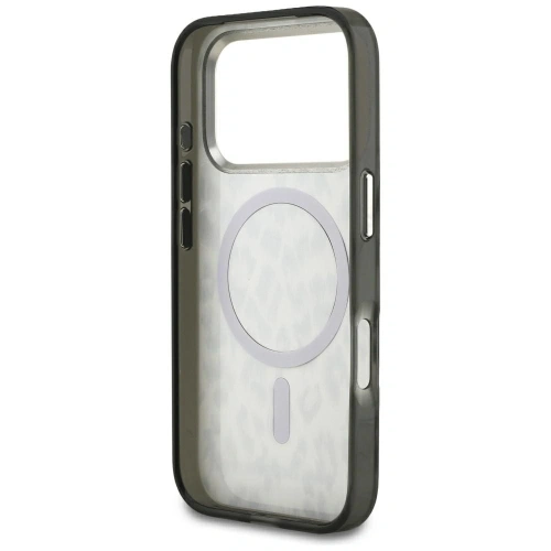 Etui Karl Lagerfeld IML Leopard Pattern MagSafe do Apple iPhone 17 Pro brązowy