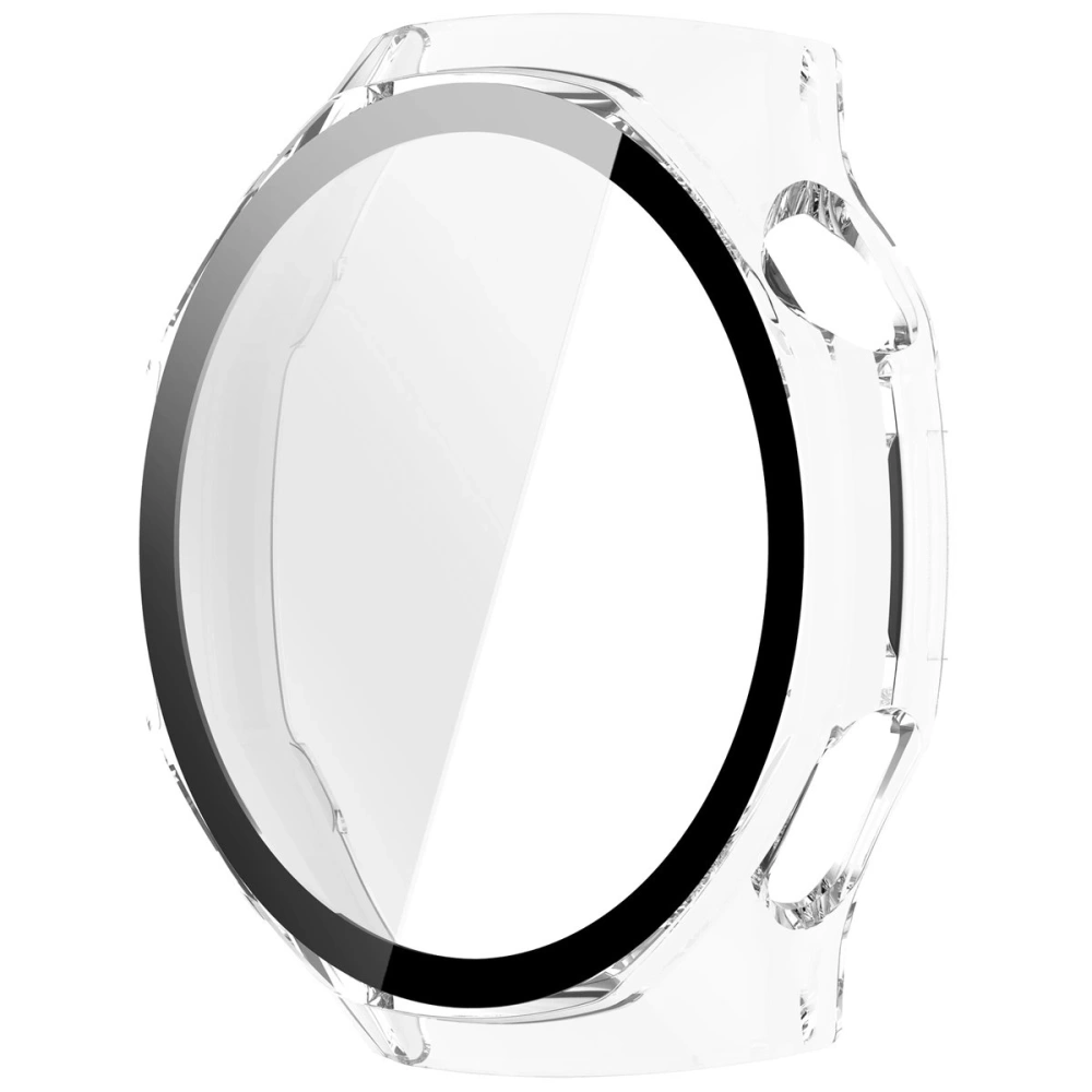 Etui ze szkłem do zegarka Bizon Case+Glass Watch do Huawei Watch GT6 Pro 46mm przeźroczyste