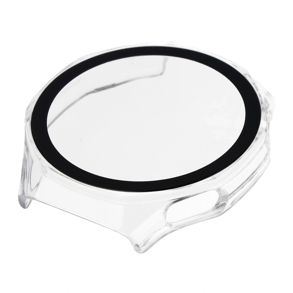 Etui ze szkłem do zegarka Bizon Case+Glass Watch do Huawei Watch GT6 Pro 46mm przeźroczyste