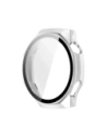 Etui ze szkłem do zegarka Bizon Case+Glass Watch do Huawei Watch GT6 Pro 46mm matowe srebrne
