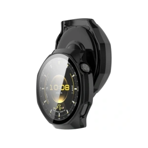 Etui ze szkłem do zegarka Bizon Case+Glass Watch do Huawei Watch GT6 Pro 46mm czarne