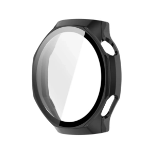 Etui ze szkłem do zegarka Bizon Case+Glass Watch do Huawei Watch GT6 Pro 46mm czarne