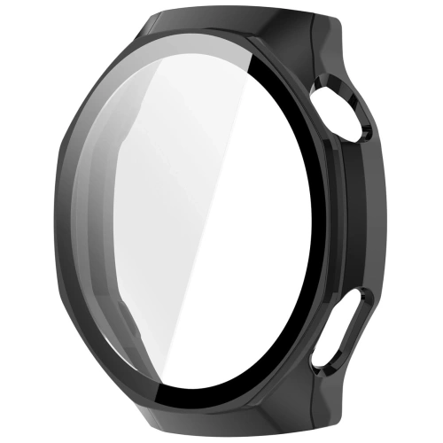 Etui ze szkłem do zegarka Bizon Case+Glass Watch do Huawei Watch GT6 Pro 46mm czarne