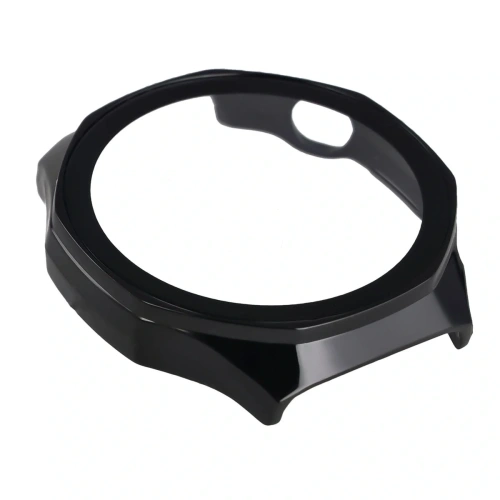 Etui ze szkłem do zegarka Bizon Case+Glass Watch do Huawei Watch GT6 Pro 46mm czarne