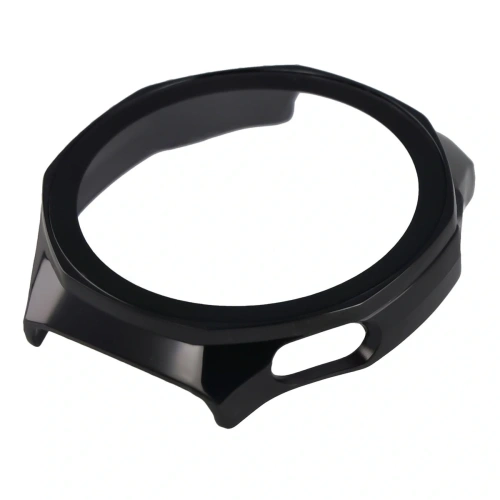 Etui ze szkłem do zegarka Bizon Case+Glass Watch do Huawei Watch GT6 Pro 46mm czarne