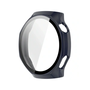 Etui ze szkłem do zegarka Bizon Case+Glass Watch do Huawei Watch GT6 Pro 46mm niebieskie