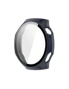 Etui ze szkłem do zegarka Bizon Case+Glass Watch do Huawei Watch GT6 Pro 46mm niebieskie