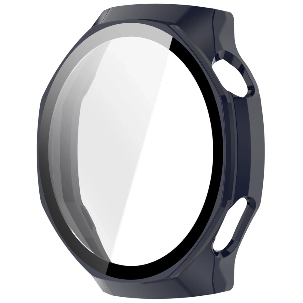 Etui ze szkłem do zegarka Bizon Case+Glass Watch do Huawei Watch GT6 Pro 46mm niebieskie