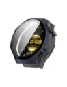 Etui ze szkłem do zegarka Bizon Case+Glass Watch do Huawei Watch GT6 Pro 46mm niebieskie