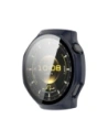 Etui ze szkłem do zegarka Bizon Case+Glass Watch do Huawei Watch GT6 Pro 46mm niebieskie