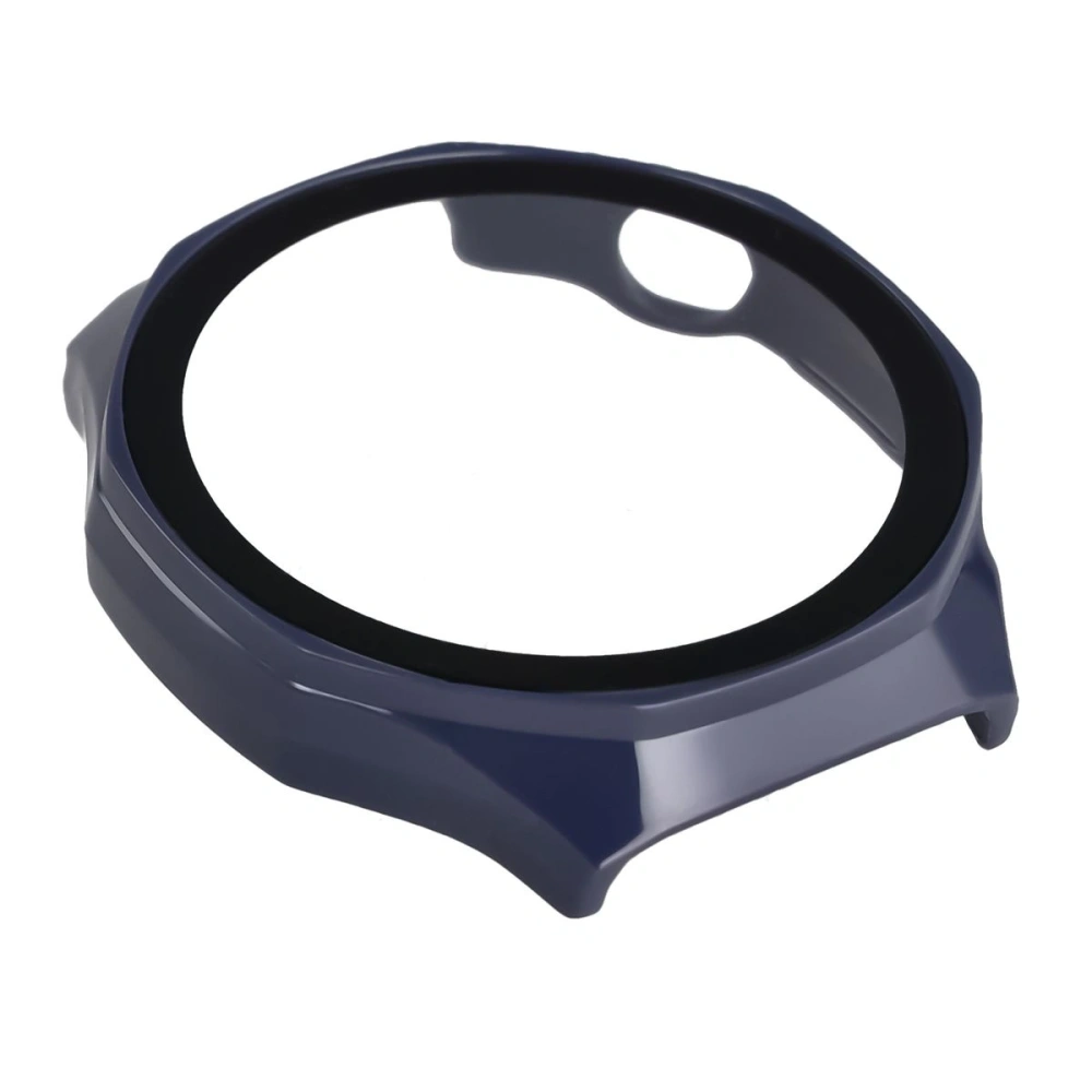 Etui ze szkłem do zegarka Bizon Case+Glass Watch do Huawei Watch GT6 Pro 46mm niebieskie