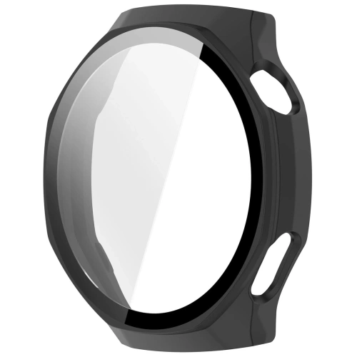 Etui ze szkłem do zegarka Bizon Case+Glass Watch do Huawei Watch GT6 Pro 46mm matowe czarne