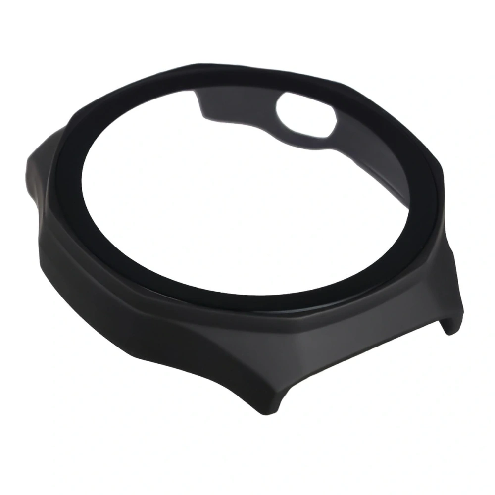 Etui ze szkłem do zegarka Bizon Case+Glass Watch do Huawei Watch GT6 Pro 46mm matowe czarne