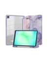 Etui Tech-Protect Smartcase Pen Hybrid do Samsung Galaxy Tab A9 / A11 8.7 X110 / X115 / X133 / X135 Violet Marble