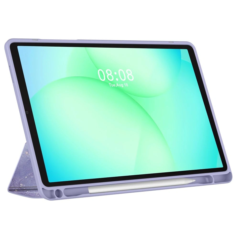 Etui Tech-Protect Smartcase Pen Hybrid do Samsung Galaxy Tab A9 / A11 8.7 X110 / X115 / X133 / X135 Violet Marble