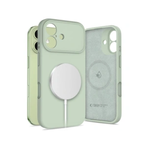 Etui Tech-Protect Silicone MagSafe do Apple iPhone 17 Sage