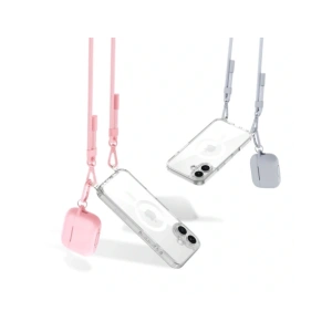 Smycz Tech-Protect C5se Rope Crossbody Strap Baby Pink