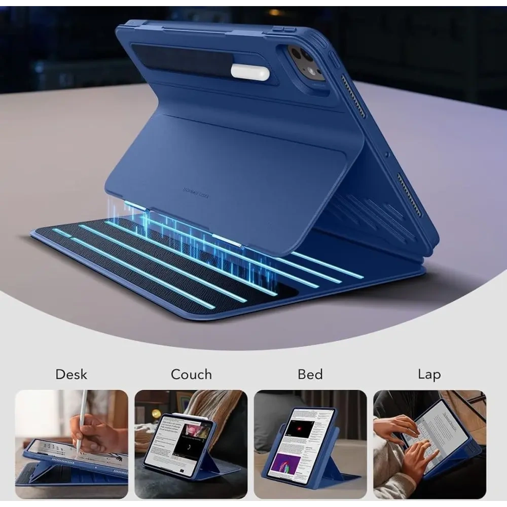 Etui ESR Flip Hybrid do Apple iPad Pro 13” 2024/2025 Navy Blue