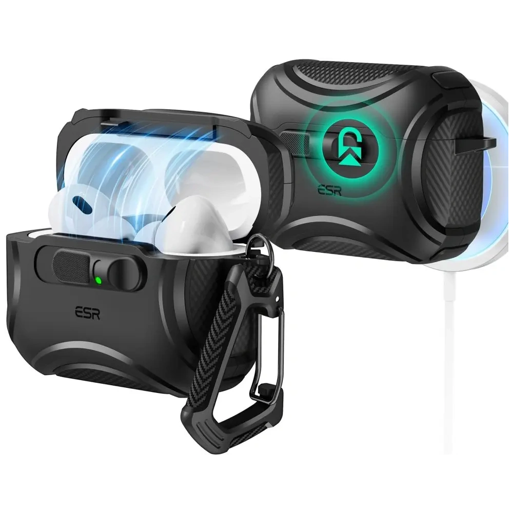 Etui ESR Cyber FlickLock HaloLock MagSafe do Apple AirPods Pro 3 Black