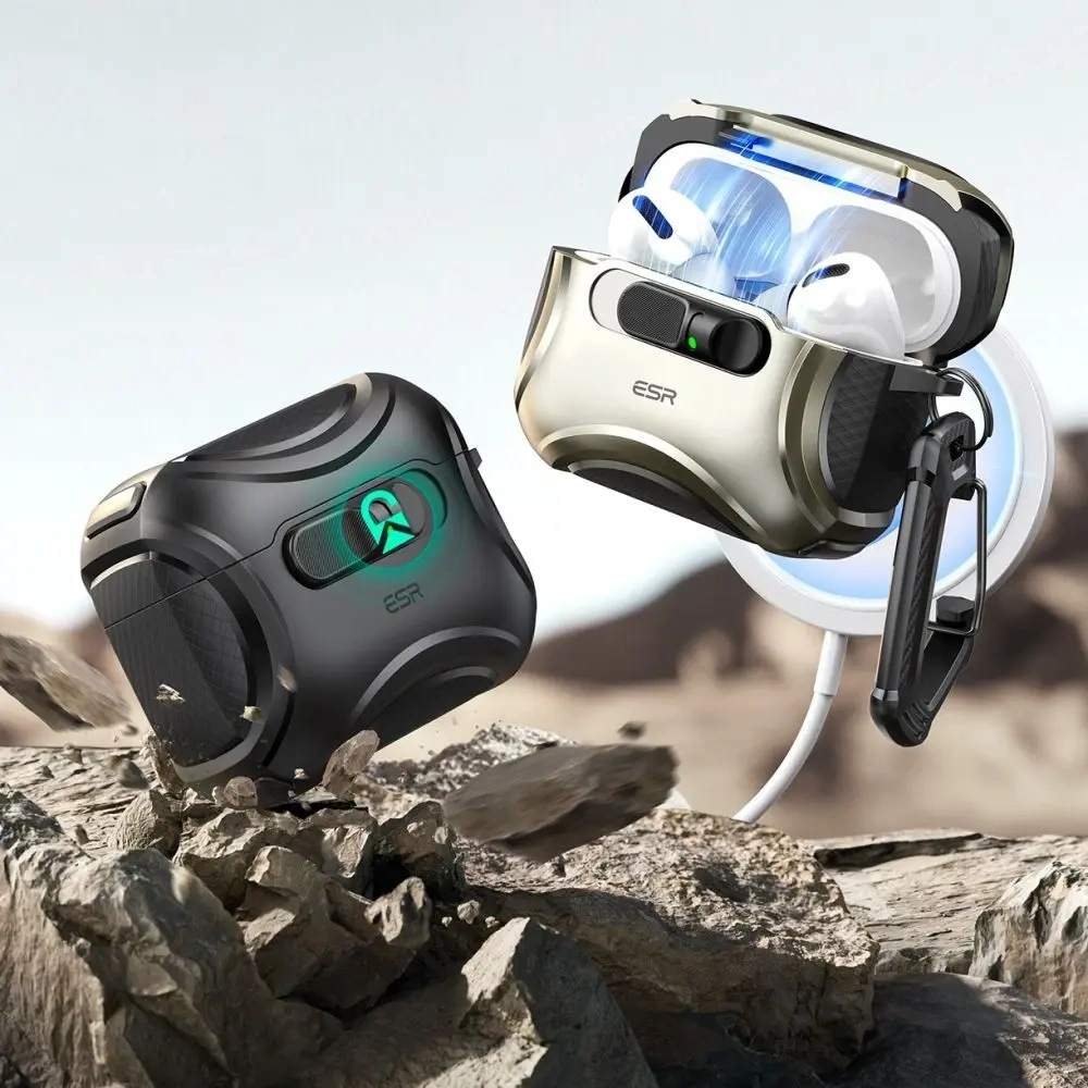 Etui ESR Cyber FlickLock HaloLock MagSafe do Apple AirPods Pro 3 Black