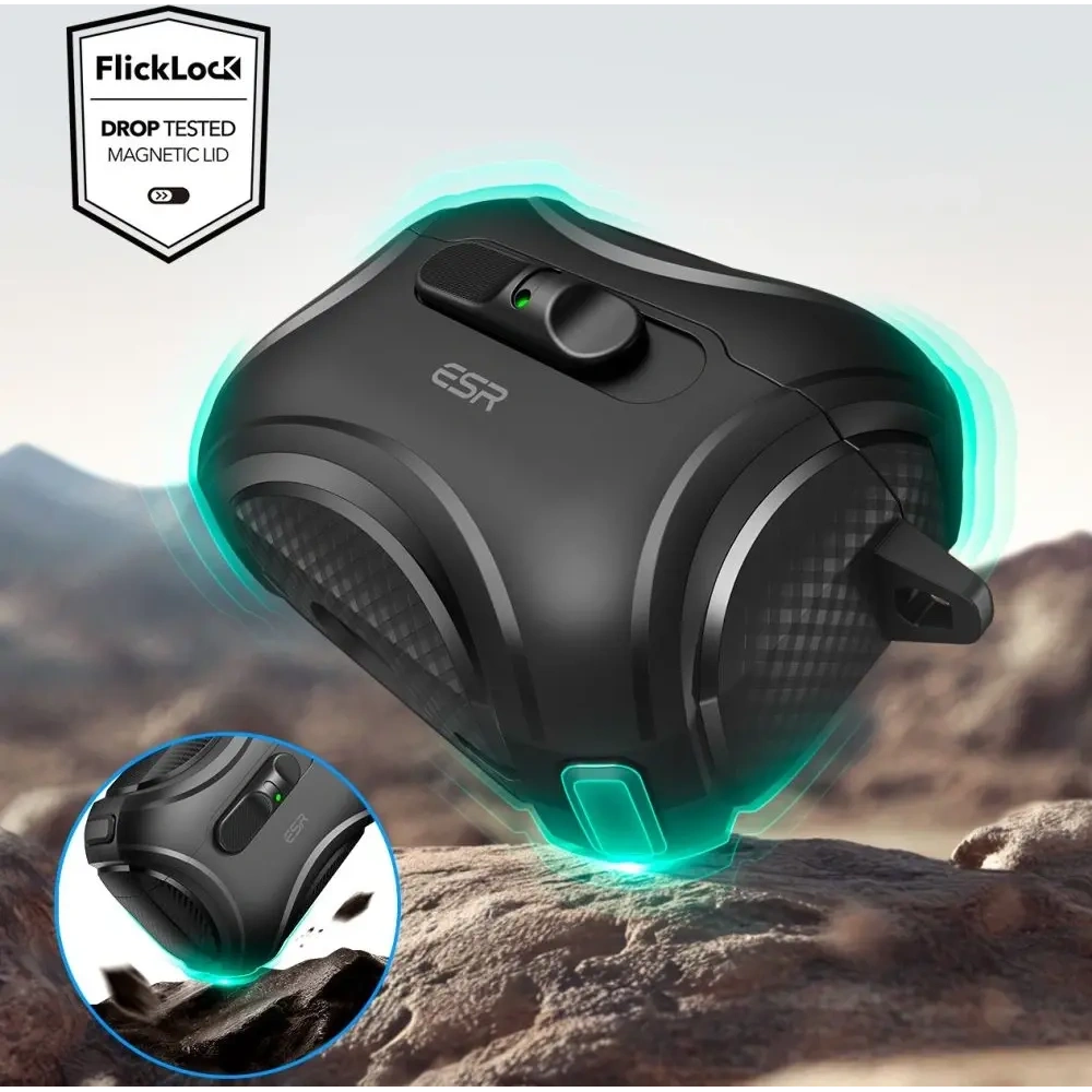 Etui ESR Cyber FlickLock HaloLock MagSafe do Apple AirPods Pro 3 Black