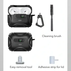 Etui ESR Cyber FlickLock HaloLock MagSafe do Apple AirPods Pro 3 Black