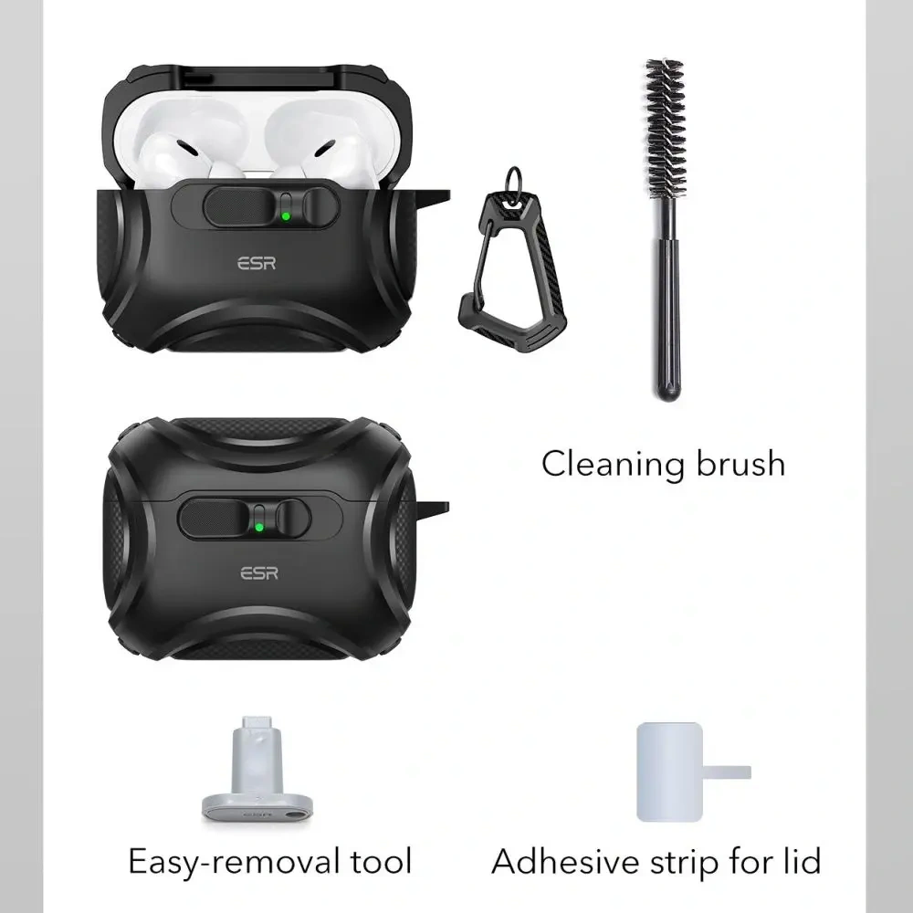 Etui ESR Cyber FlickLock HaloLock MagSafe do Apple AirPods Pro 3 Black