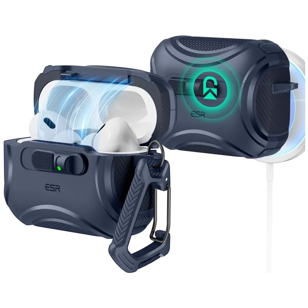 Etui ESR Cyber FlickLock HaloLock MagSafe do Apple AirPods Pro 3 Blue