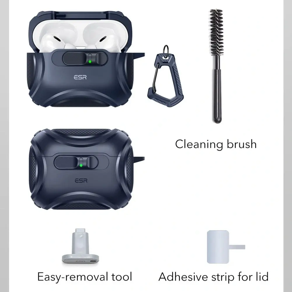 Etui ESR Cyber FlickLock HaloLock MagSafe do Apple AirPods Pro 3 Blue