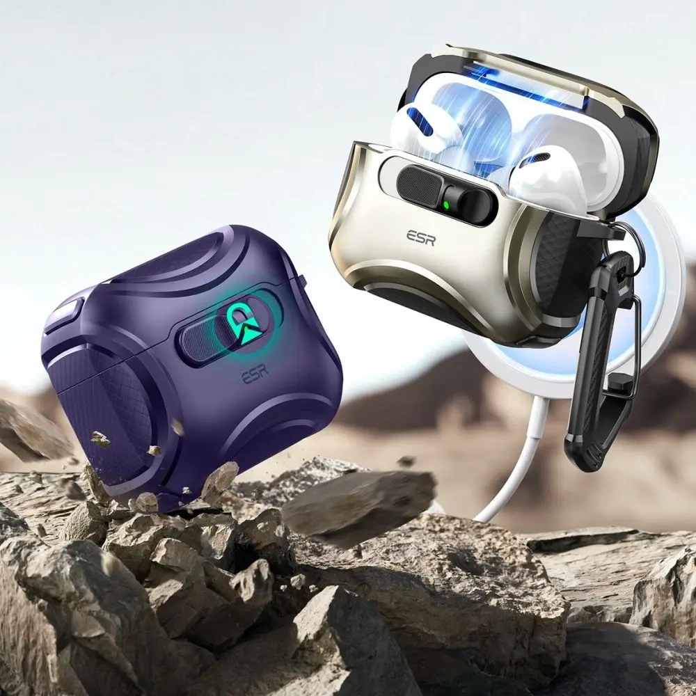 Etui ESR Cyber FlickLock HaloLock MagSafe do Apple AirPods Pro 3 Purple