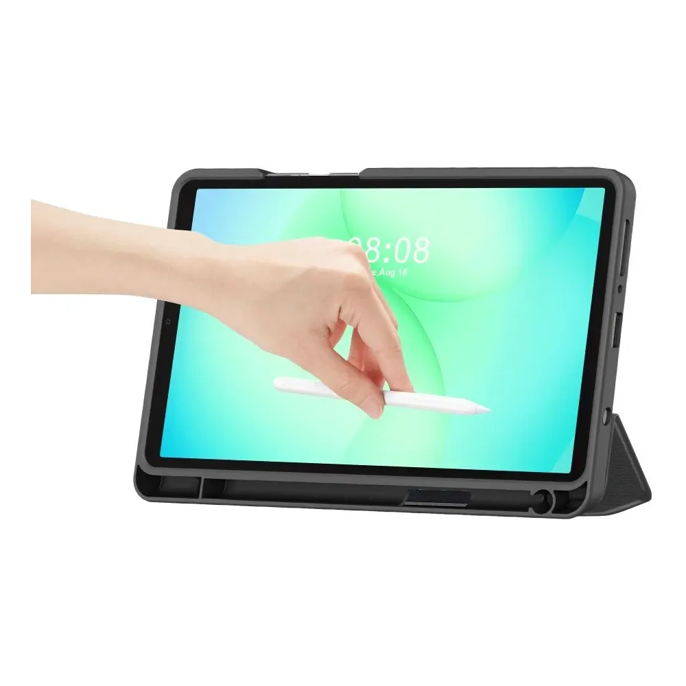 Etui Tech-Protect SmartCase Pen Canvas do Samsung Galaxy Tab A9 / A11 8.7 X110 / X115 / X133 / X135 Charcoal Grey