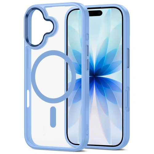 Etui Tech-Protect MagMat MagSafe do Apple iPhone 17 Mist Blue/clear