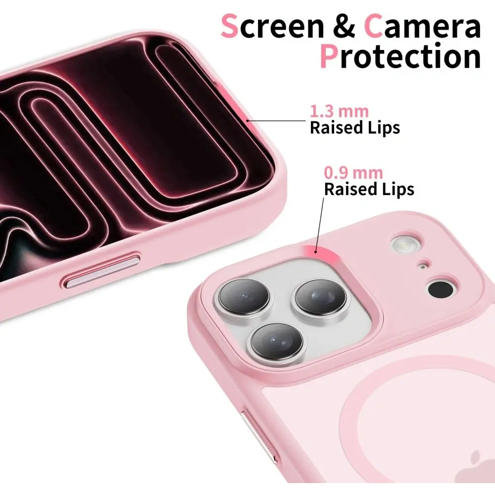 Etui Tech-Protect MagMat MagSafe do Apple iPhone 17 Pro Max Matte Pink