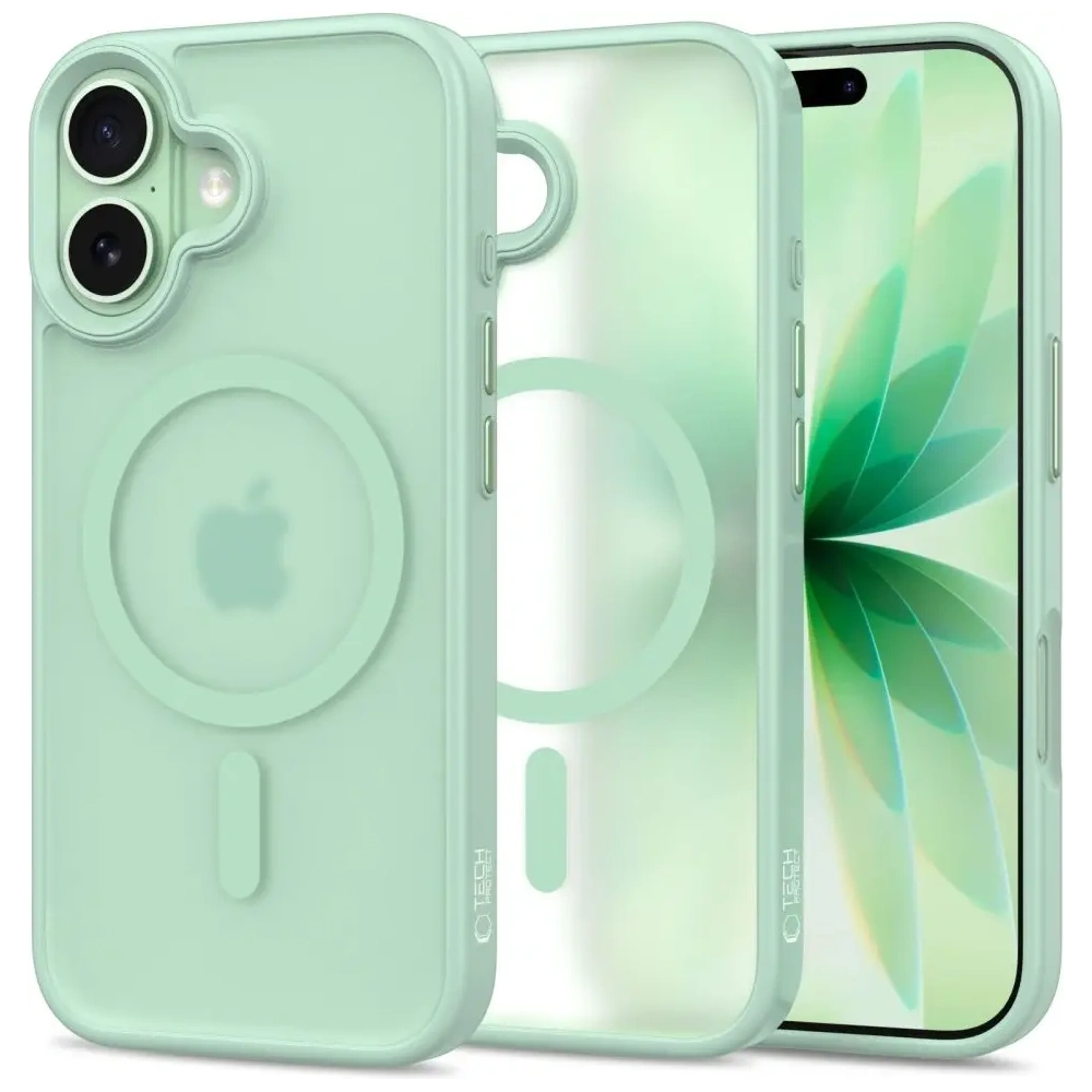 Etui Tech-Protect MagMat MagSafe do Apple iPhone 17 Matte Sage