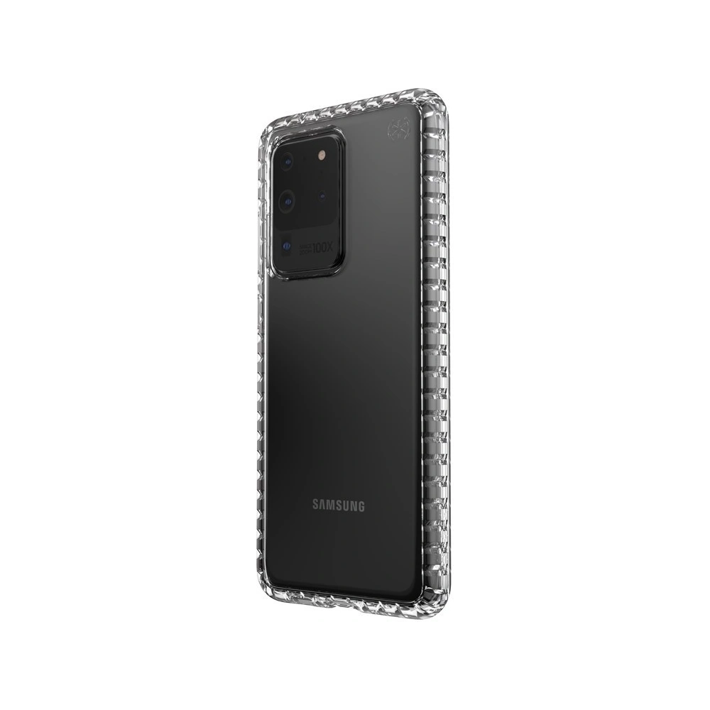Hurtownia GSM - Etui Speck Presidio Perfect-Clear with Impact Geometry Samsung Galaxy S20 Ultra z powłoką MICROBAN Clear - SPK061CLR - {ean13} - Hurt