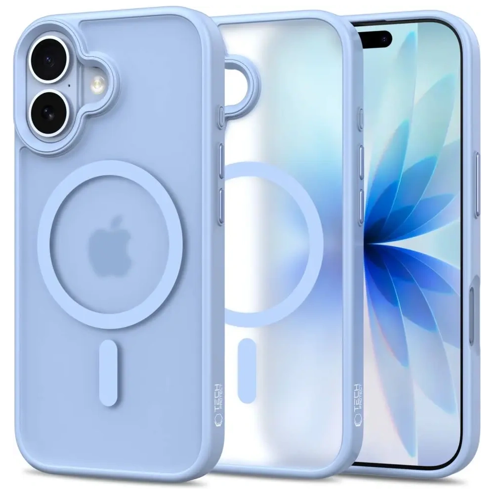 Etui Tech-Protect MagMat MagSafe do Apple iPhone 17 Matte Mist Blue