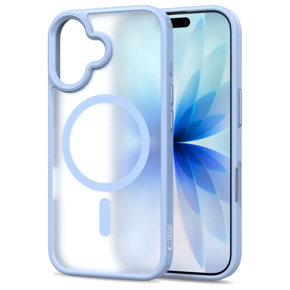 Etui Tech-Protect MagMat MagSafe do Apple iPhone 17 Matte Mist Blue