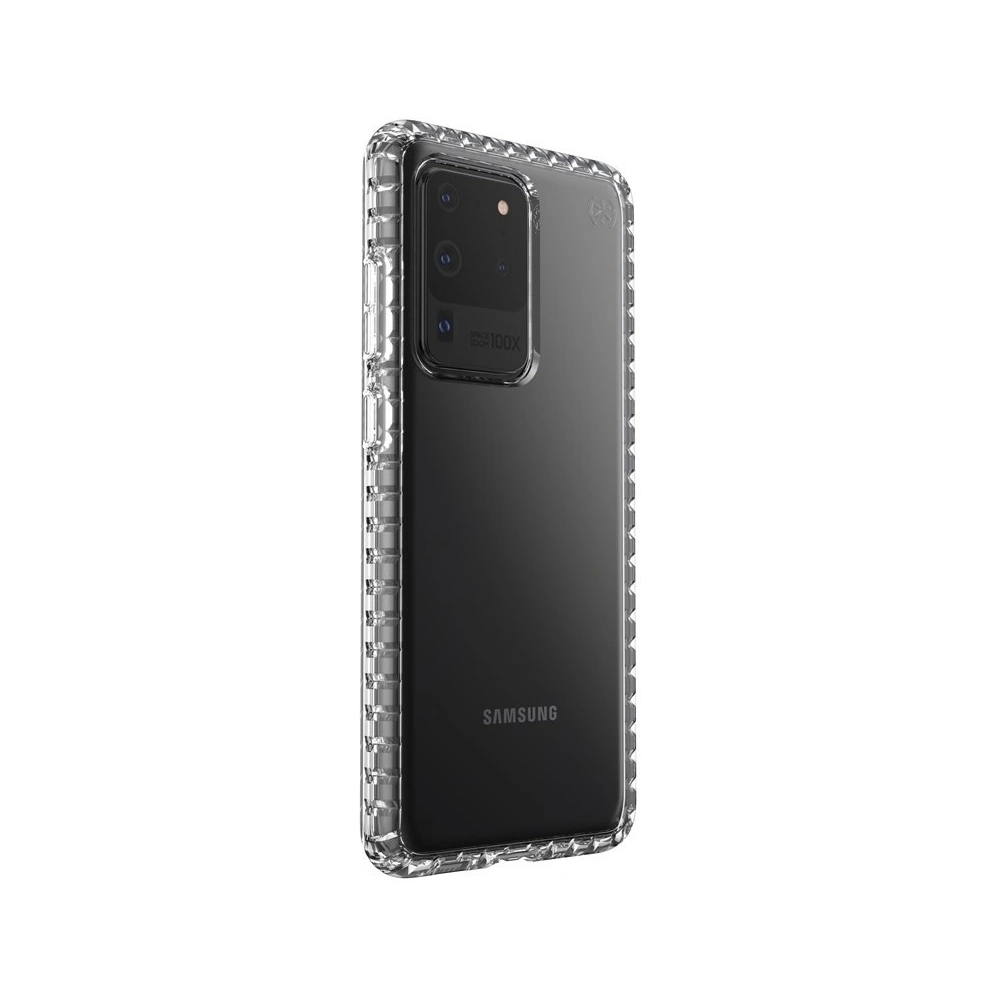 Hurtownia GSM - Etui Speck Presidio Perfect-Clear with Impact Geometry Samsung Galaxy S20 Ultra z powłoką MICROBAN Clear - SPK061CLR - {ean13} - Hurt