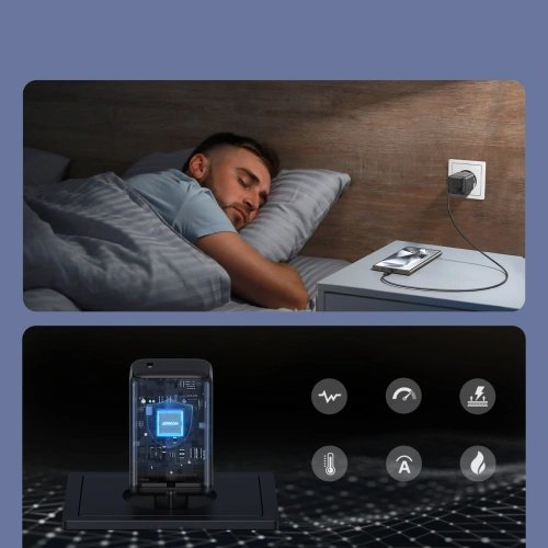 Ładowarka sieciowa Joyroom JR-TCG18 65W USB-C czarna