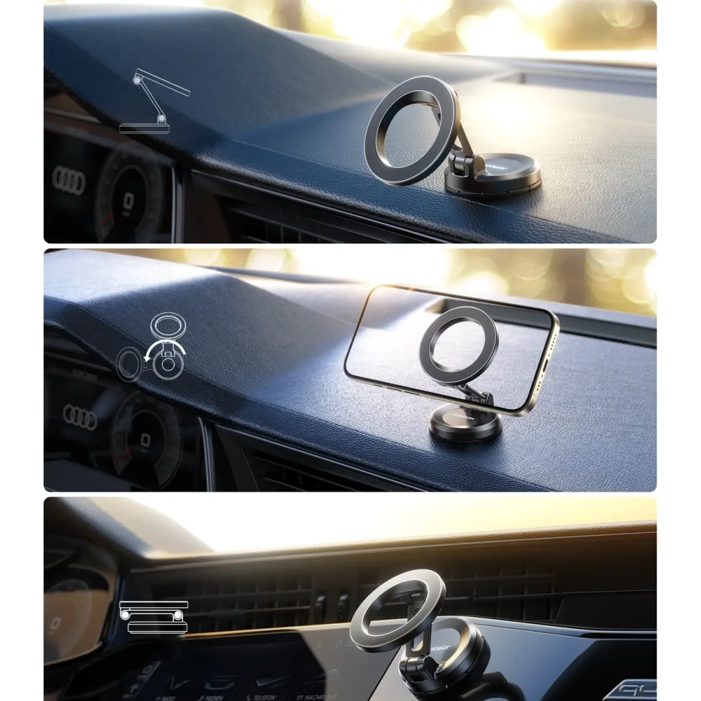 Uchwyt samochodowy na na kokpit Joyroom JR-ZS505 kompatybilny z MagSafe czarny