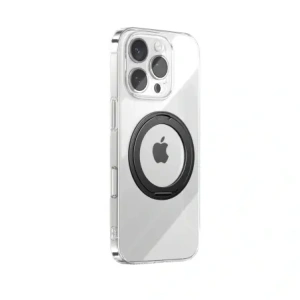 Etui Joyroom JR-16JL6 MagSafe do Apple iPhone 16 Pro Max z ringiem-podstawką 360° czarne